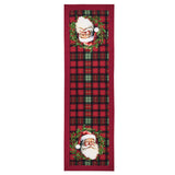 Harold Bordeaux julbordslöpare med jultomte 45 x 150 cm, motiv
