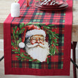Harold Bordeaux julbordslöpare med jultomte 45 x 150 cm
