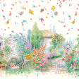 Il Giardino Magico – Textilvaxduk med massor av blommor