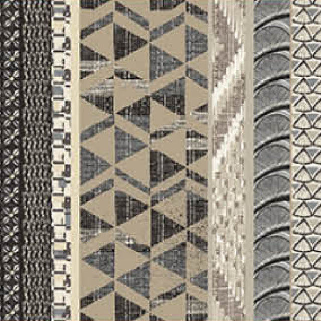 Textilvaxduk - Iroko svart 155 cm bred