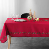 Isadora Red - Julduk med fläckavvisande behandling, 150 x 300 cm, miljö