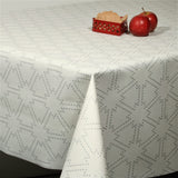 Julduk - Textilvaxduk med stjärnränder