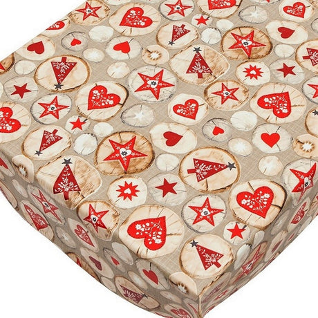 Christmas Rustikal - Julvaxduk rustik jul