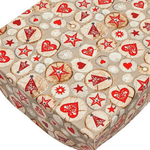 Christmas Rustikal - Julvaxduk rustik jul