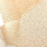 Duk i klar plast med guldglitter, 0,22 mm tjock, 140 cm bred