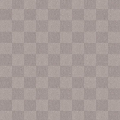 Klassiska rutor – Vaxduk i ljus taupe