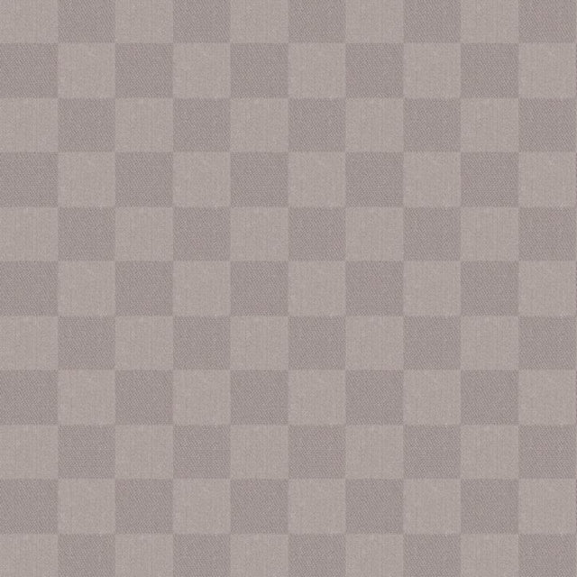 Klassiska rutor – Vaxduk i ljus taupe