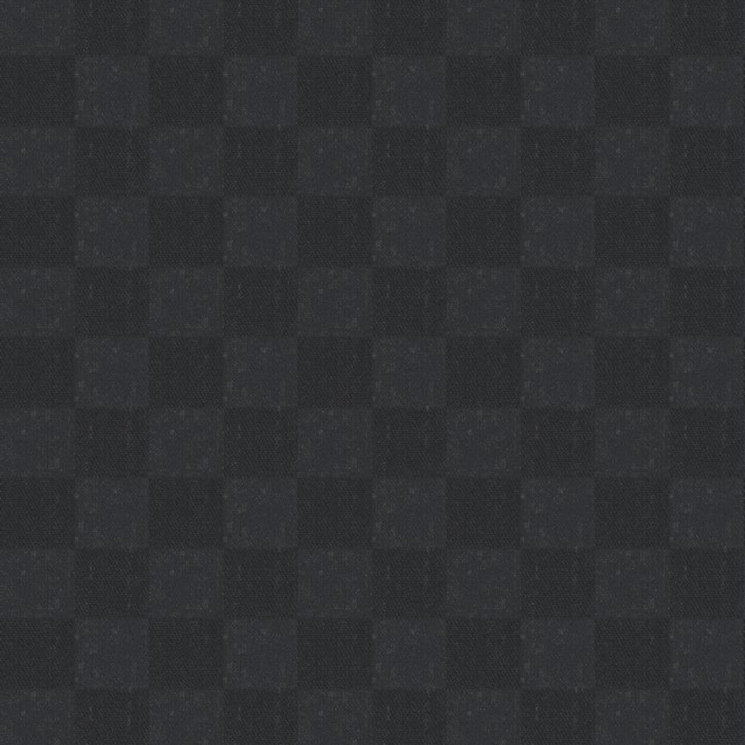 Klassiska rutor – Vaxduk i mörk antracit