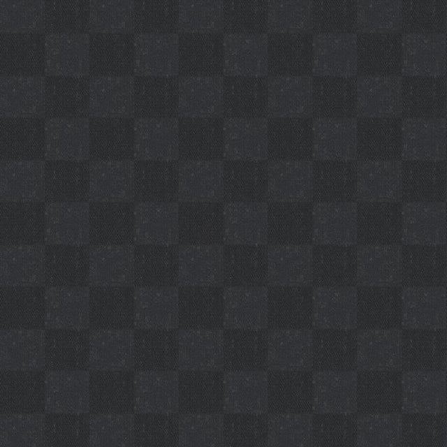 Klassiska rutor – Vaxduk i mörk antracit