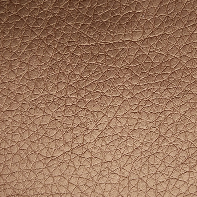 Konstläder Ekokuir Brillant bordslöpare - Dinner 4 two - 50 x 140 cm - Guld/brun