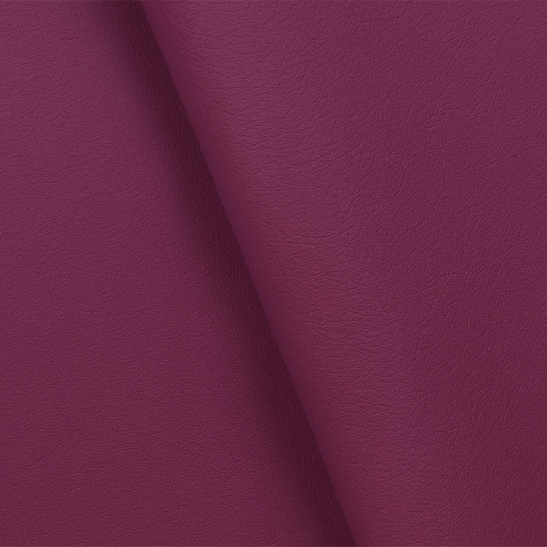 Konstläder Ekokuir Brillant bordslöpare - Dinner 4 two - 50 x 140 cm - Aubergine