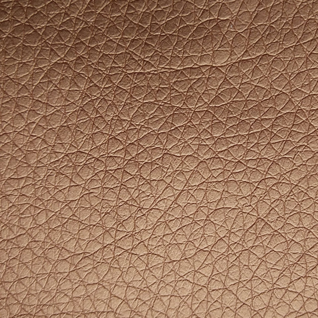 Konstläder - Ekokuir Brillant - Imiterat läder, 0,8 mm/140 cm - Guld/brun