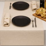 Konstläder Noblessa bordslöpare - Extra kraftig Dinner 4 two - 50 x 140 cm - Vit