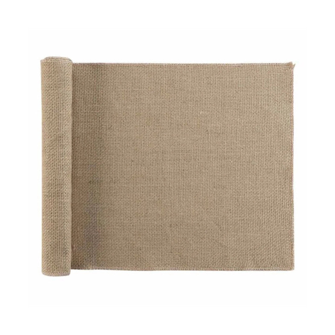 Leny Beige bordslöpare i jute 35 x 140 cm