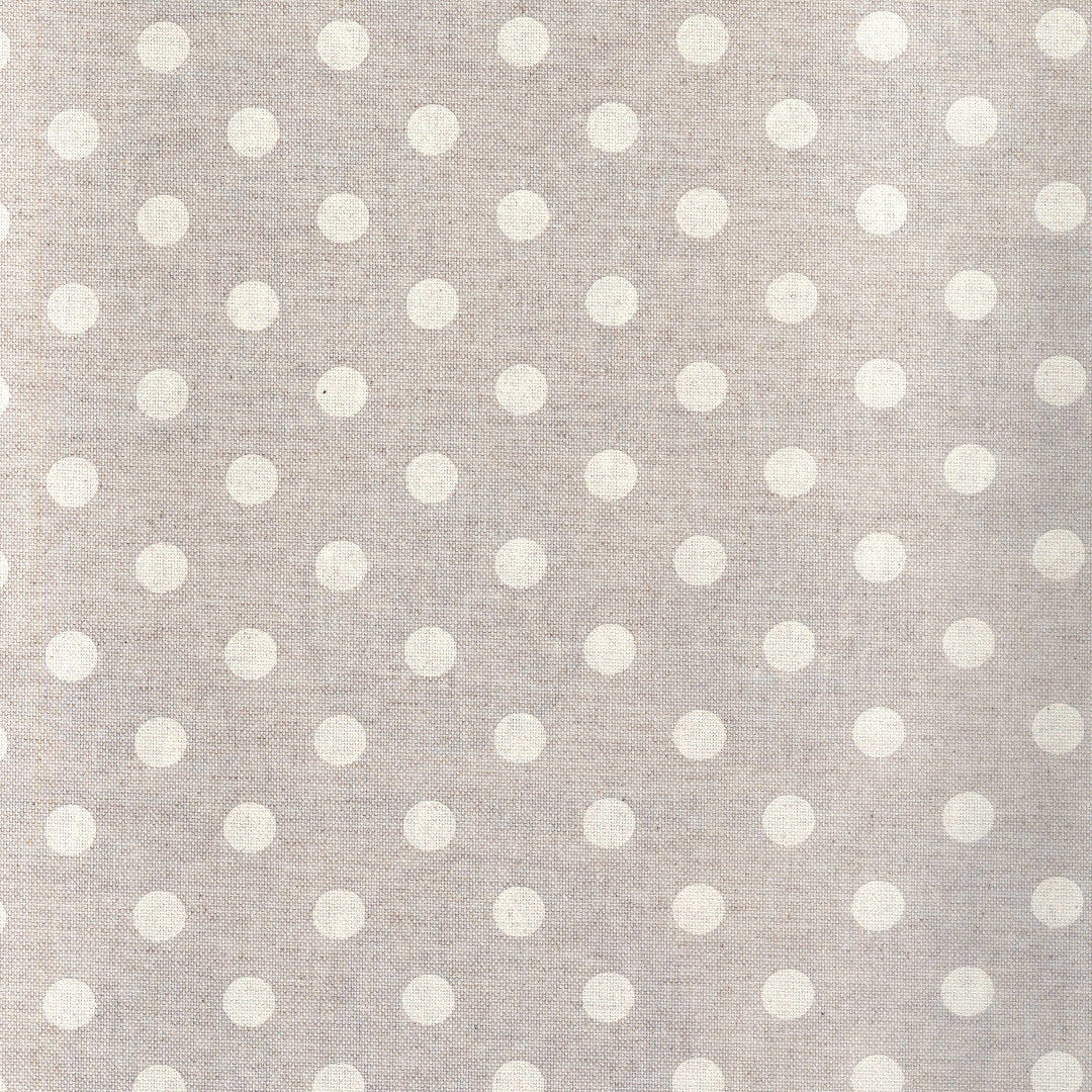 Lino Dot - Textilvaxduk med prickar i linnelook, mönster