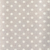 Lino Dot - Textilvaxduk med prickar i linnelook, mönster