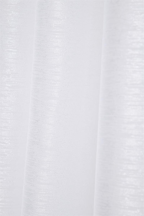 Linwood Vit – Spetsgardin 140 x 260 cm, närbild