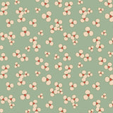 Niwa Green Tea - Lola vaxduk med små fina blommor närbild