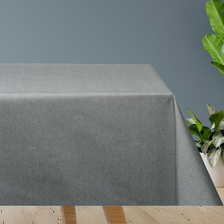 Lowie Liso Grå - Enfärgad textilvaxduk med glidskydd