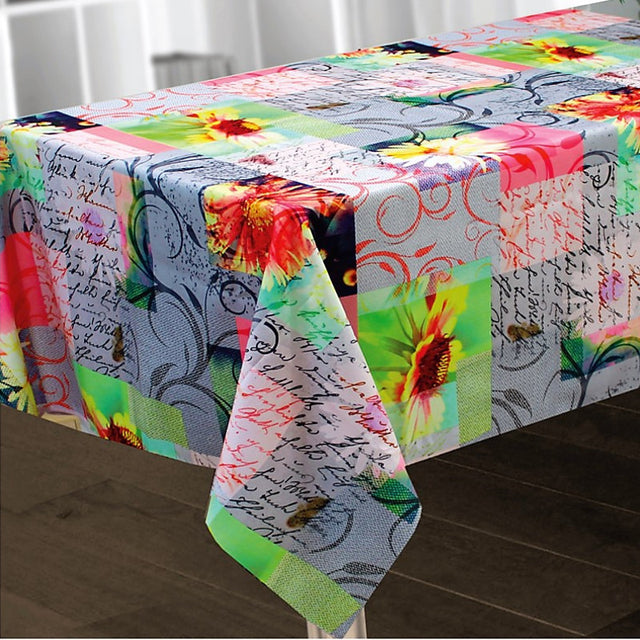 Marog duk 150 x 300 cm med blommor