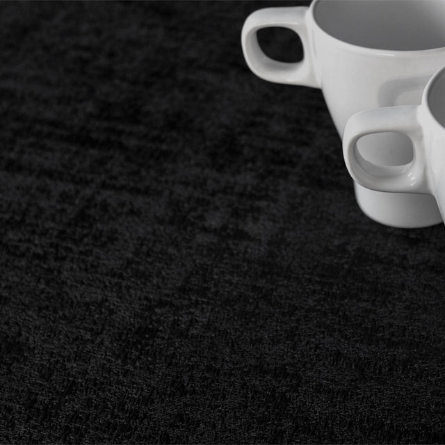 Morillo Luxxus Svart - Jacquard vävd textilduk, 160 cm