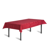 Rosendahl - Juna Julduk Natale, vacker damastduk i rött - 150 cm x 270 cm