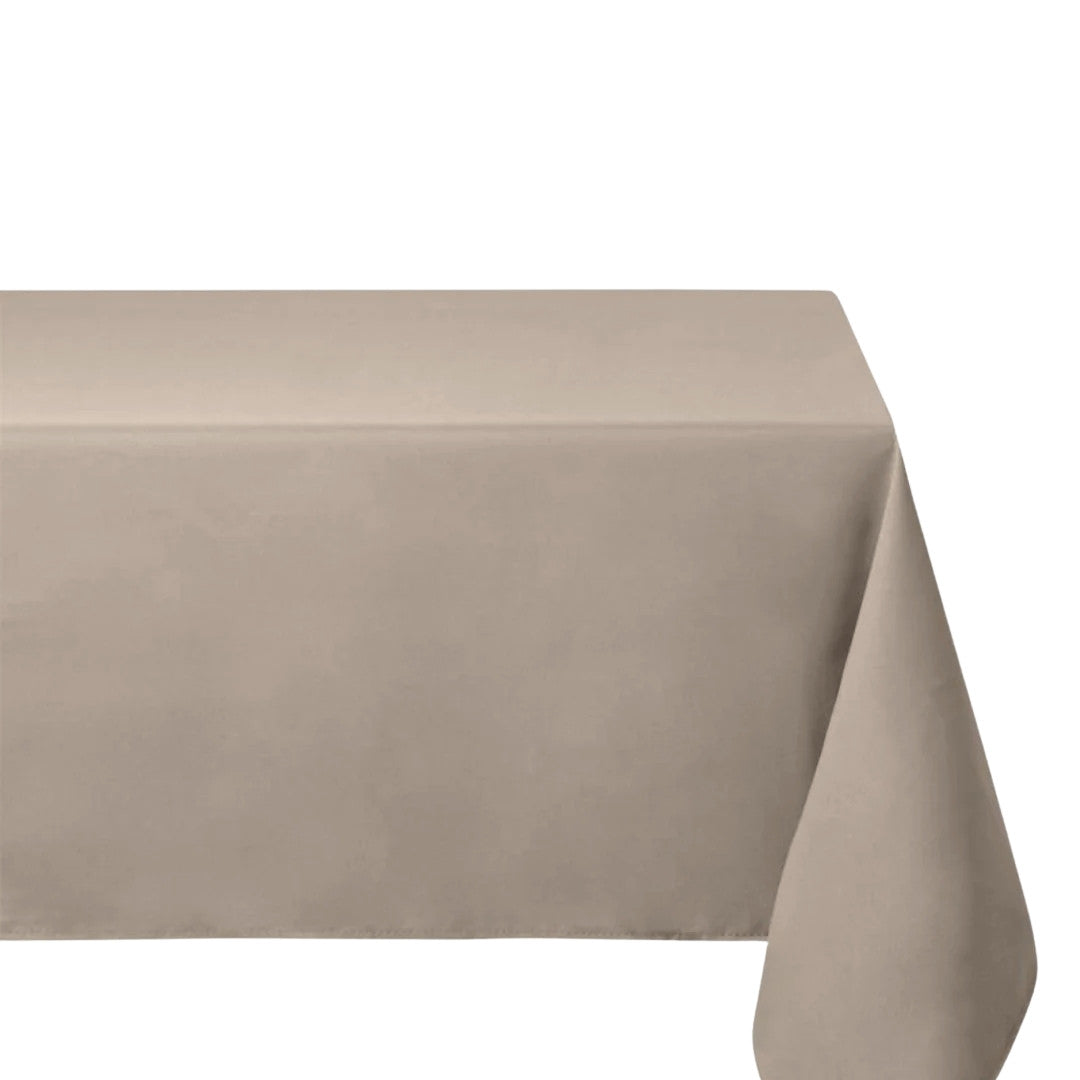 Nelson, enfärgad rektangulär duk med fläckavvisande behandling 145 x 300 cm - Linfärgad