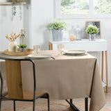 Nelson, enfärgad rektangulär duk med fläckavvisande behandling 145 x 300 cm - Linfärgad, miljö