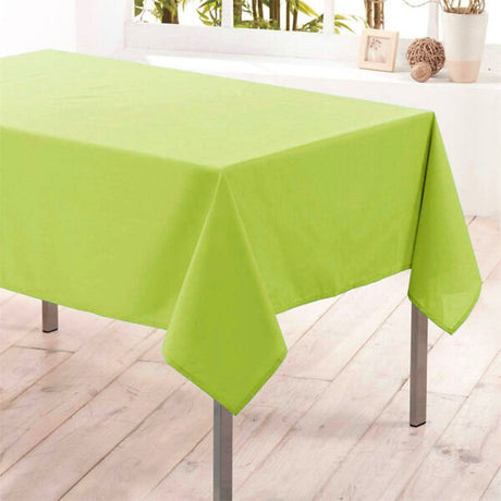Nelson, enfärgad rektangulär duk med fläckskydd 145 x 300 cm - Lime