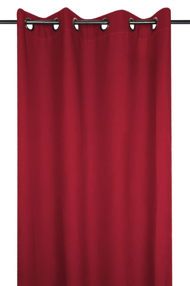 Nelson Röd – Färdigsydd gardin 135 x 240 cm