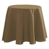 Nelson – enfärgad rund tygduk Ø 180 cm, Taupe