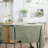 Nelson, enfärgad rektangulär duk med fläckskydd 145 x 240 cm - Salviagrön, miljö