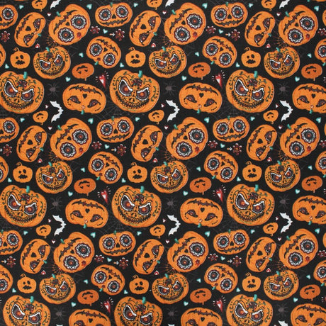 October – Textilvaxduk till Halloween, 140 cm bred