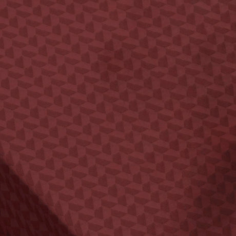 Oslo Mörkröd 160 cm, damastvävd textilvaxduk med glidskydd