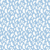 Parachute Baby Blue - Lola vaxduk med grafiska fallskärmar