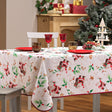 Pere Noel Vit 150 x 240 cm, julduk med fläckskydd