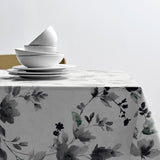 Poetic Grey - Södahl textilvaxduk i 100 % bomull med glidskydd, bord