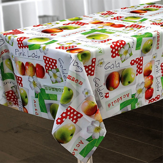 Pommes duk 150 x 300 cm med äpplen