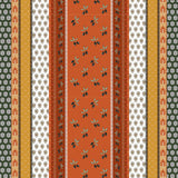 Proveencela Terracotta - Provence vaxduk, orange/khaki närbild