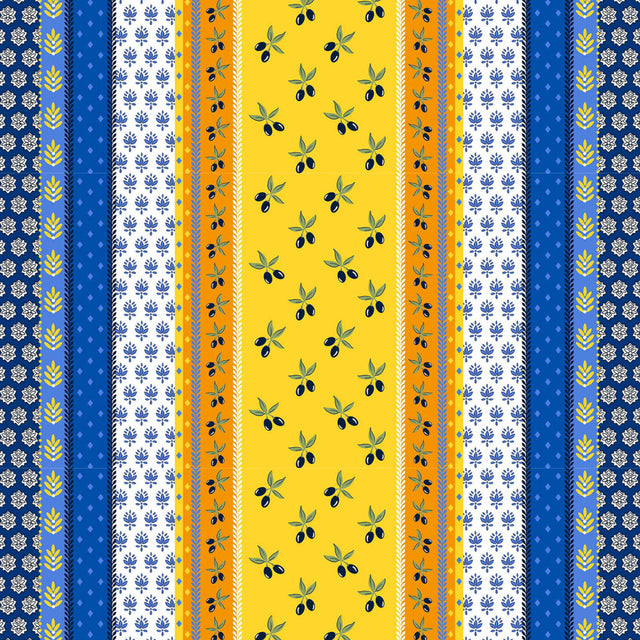 Proveencela Yellow Blue - Provence vaxduk