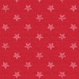 Red Uni Stars - Vacker röd jacquardvävd jultextilvaxduk med stjärnor