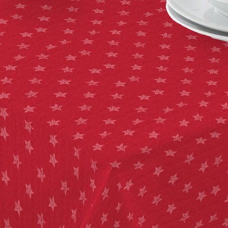 Hörnbild av bordet med Red Uni stars