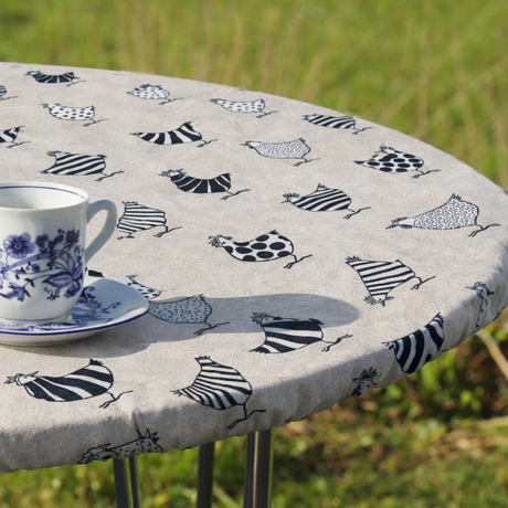 Rego - rund textilvaxduk med resår