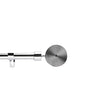 Rollis Chrome – Justerbar gardinstång 120–210 cm