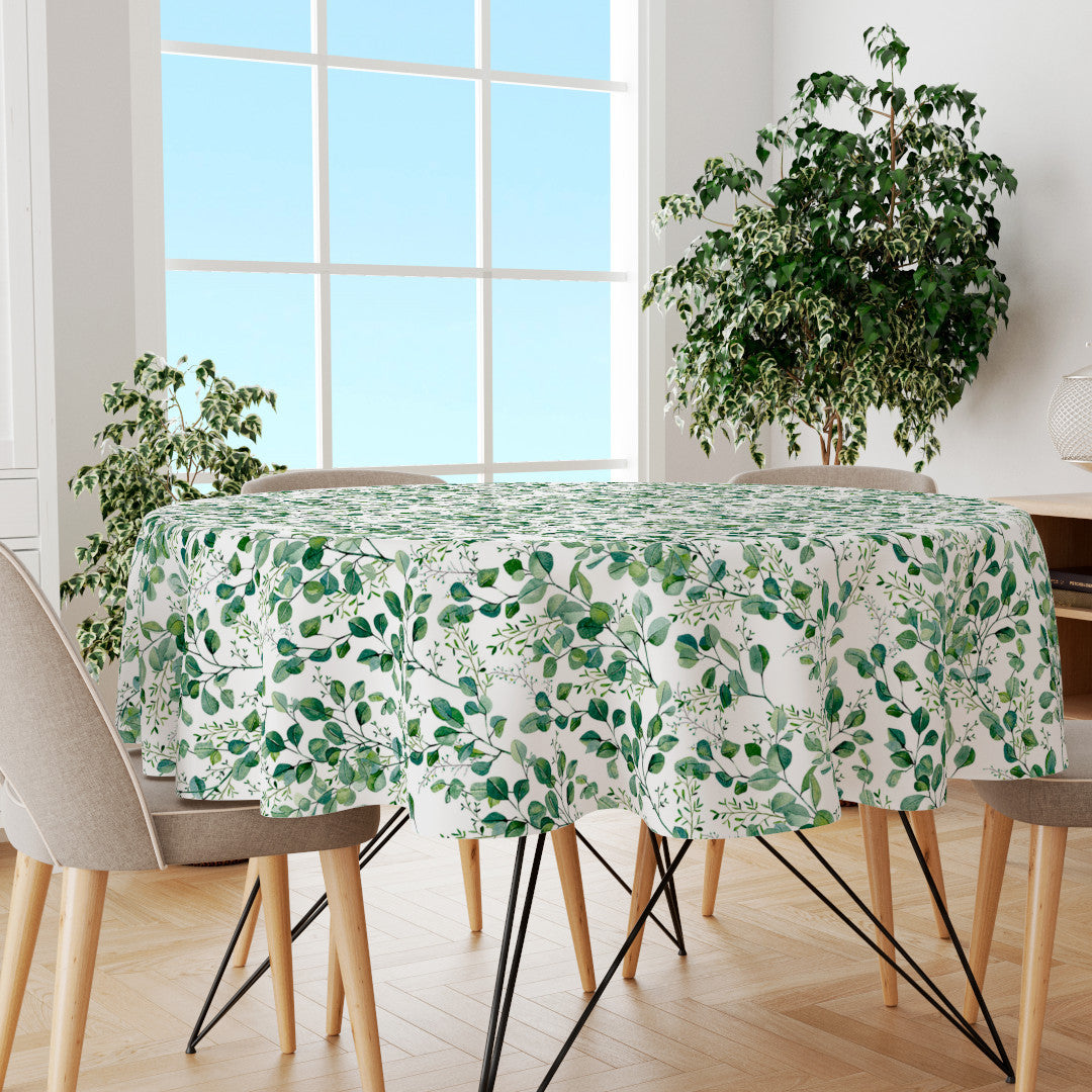 Paloma Green - Vaxduk med gröna blad