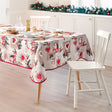 Santa Röd – Julduk med fläckavvisande behandling 150 x 300 cm