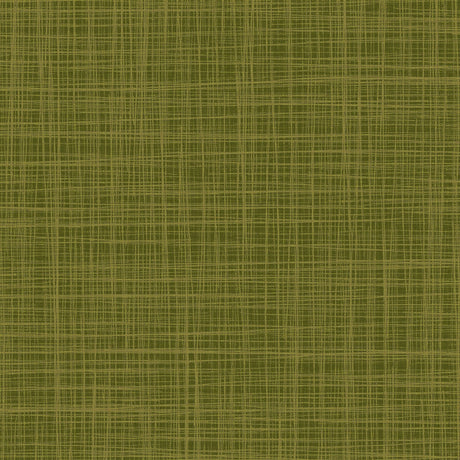 Sharon enfärgad vaxduk med silverstruktur, 140 cm - Moss Green
