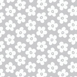Lola vaxduk - Small Big Flower Silver Cloud närbild