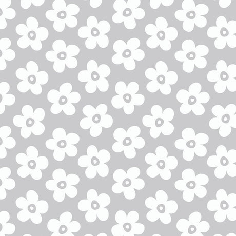 Lola vaxduk - Small Big Flower Silver Cloud närbild