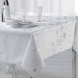 Constellation Snow Sky Vit/Silver – julduk med fläckskydd 150 x 300 cm